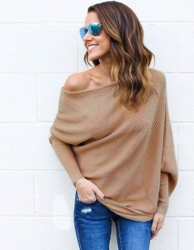 EB | Premium Off-Shoulder Sweatshirt