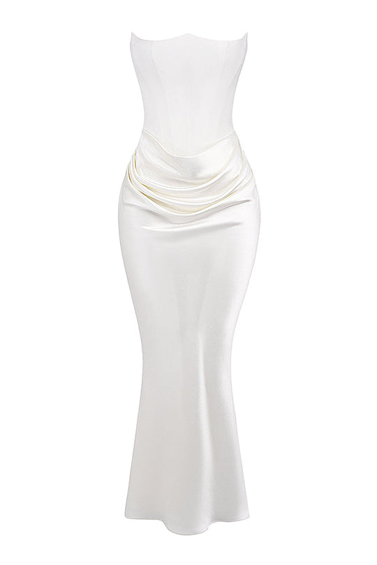 EB | Elegante Strapless Korsettkleid