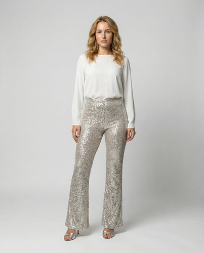 Glamouröse Herbst Paillettenhose | EB
