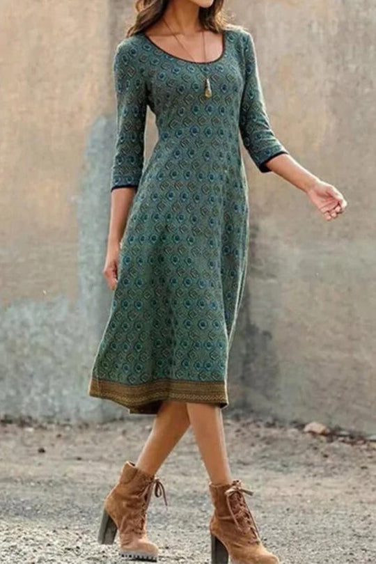EB | Boho Chic Midi Kleid