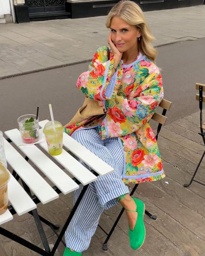EB | Blanchet Vintage Bunte Jacke