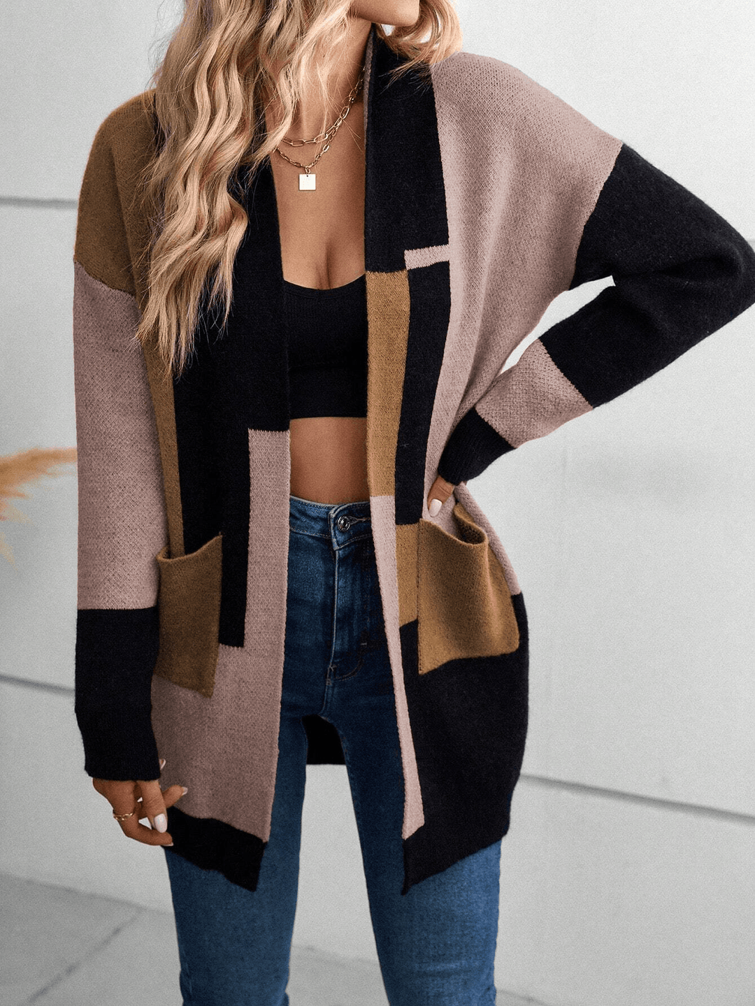 EB | Elegante und Lässige Winter Strickjacke