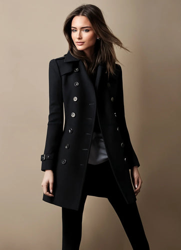 EB | Eleganter Trenchcoat Damen Winterjacke