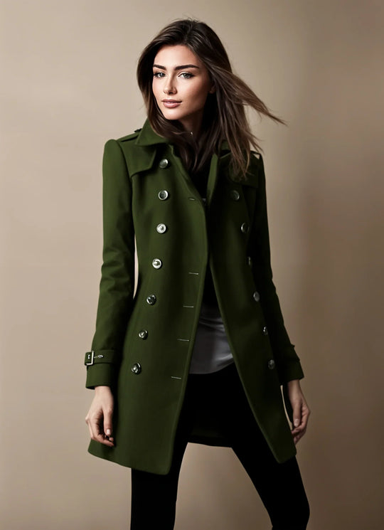 EB | Eleganter Trenchcoat Damen Winterjacke