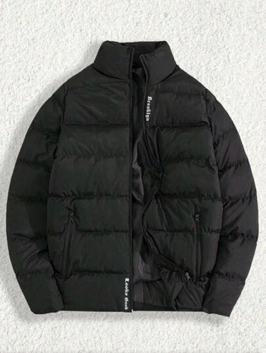 EB | Gepolsterte Jacke mit Hohem Kragen Reißverschluss Warm und Leichtgewicht