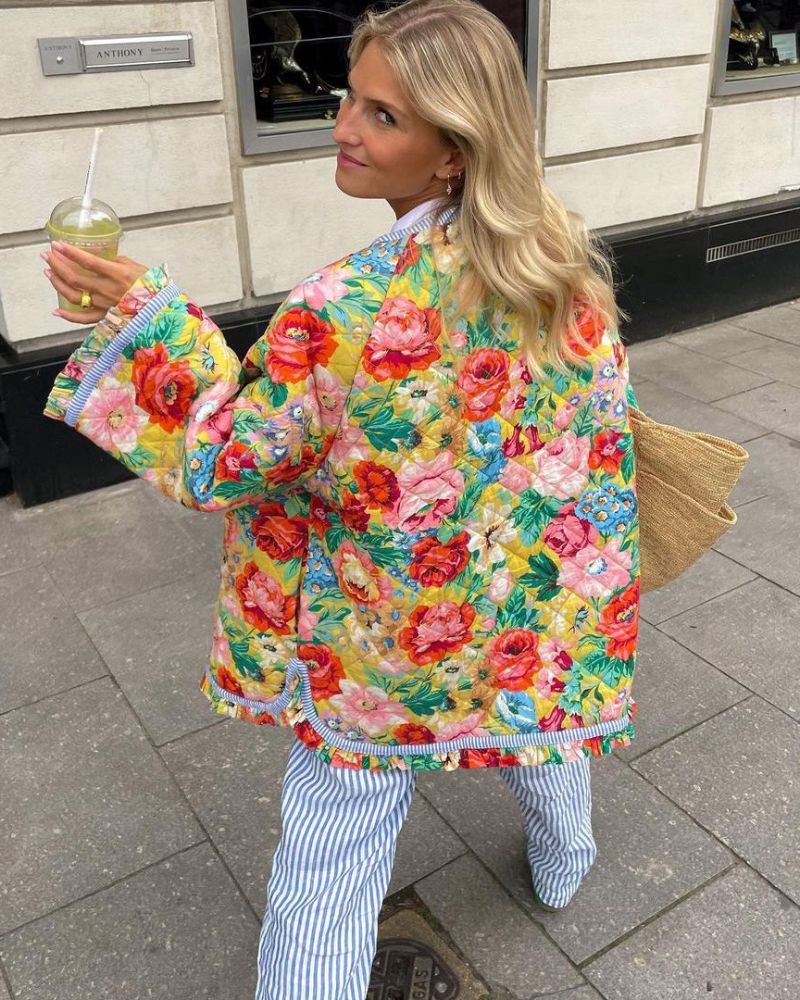 EB | Blanchet Vintage Bunte Jacke
