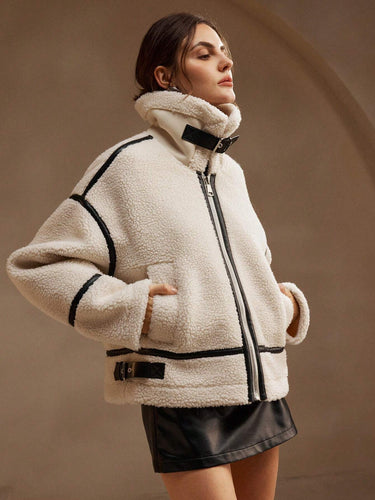 EB | Damen Overized Sherpa Jacke