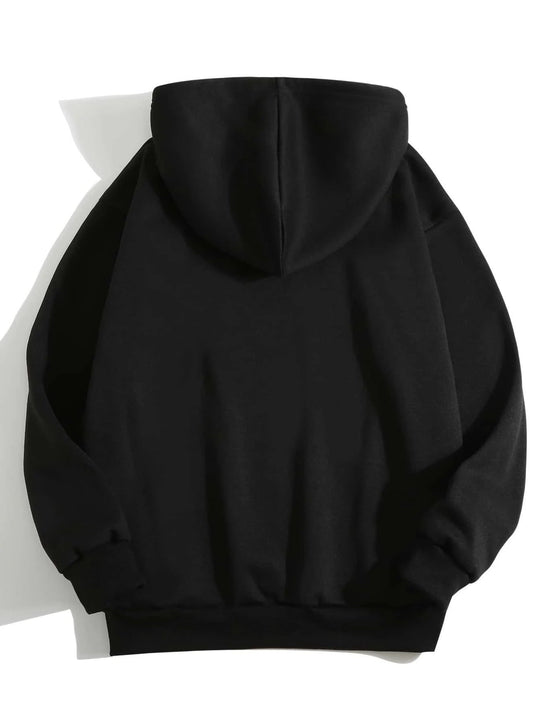 EB | Sweat Pullover Hoodie mit Katzenprint und Kapuze für Frauen Perfekt für lässige Tage