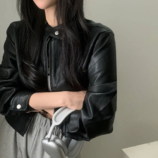 EB | Retro-Jacke mit Stehkragen und Reißverschluss