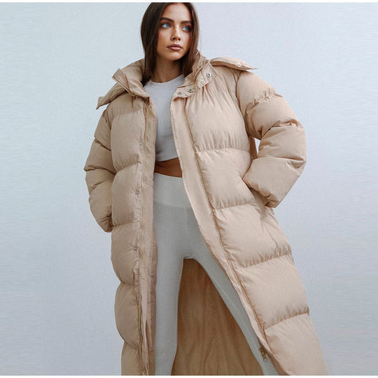 EB | Lange mit Verstellbarer Kapuze für Frauen Ideal für Den Winter