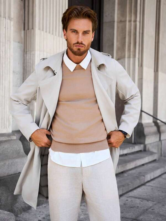 EB | Trendig Trenchcoat für Männer