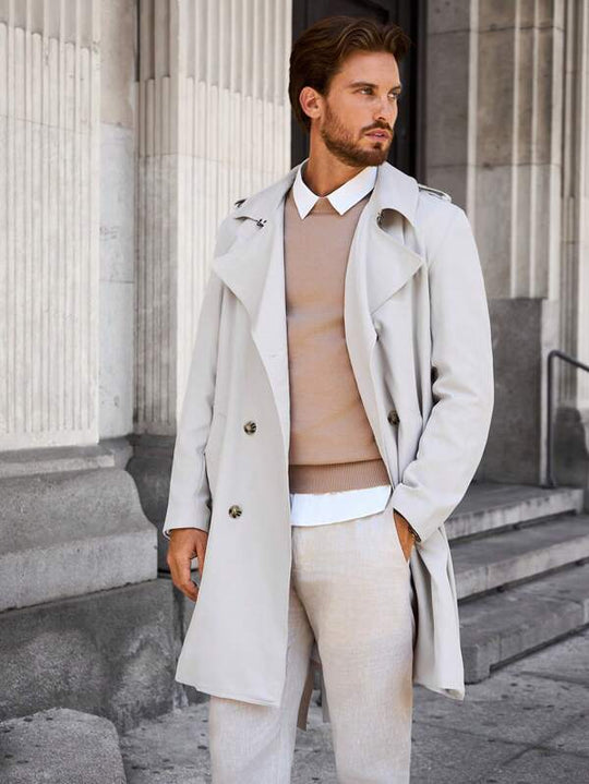 EB | Trendig Trenchcoat für Männer