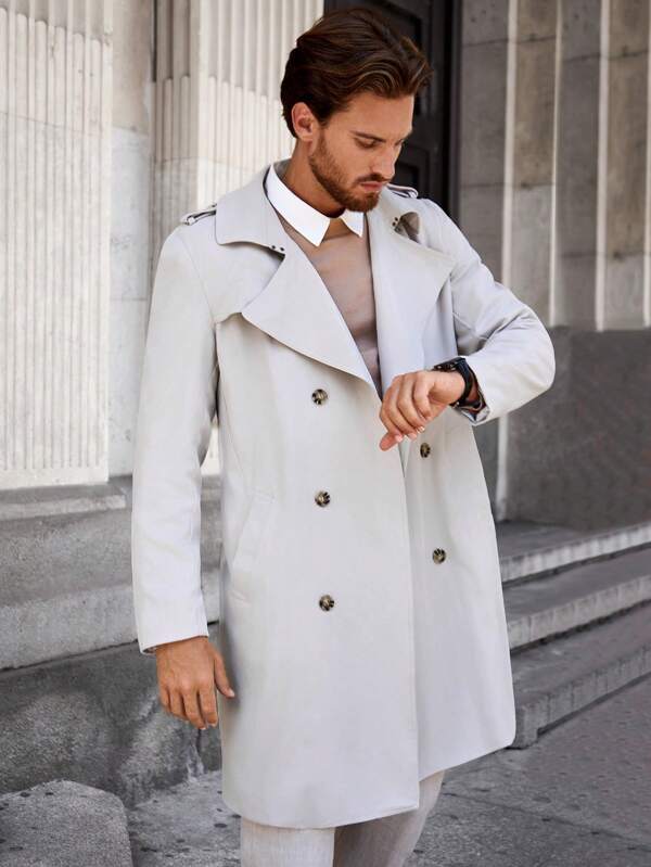EB | Trendig Trenchcoat für Männer