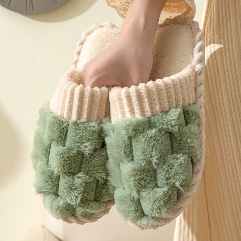 EB | Bequeme Damen Hausschuhe mit Pelzfutter