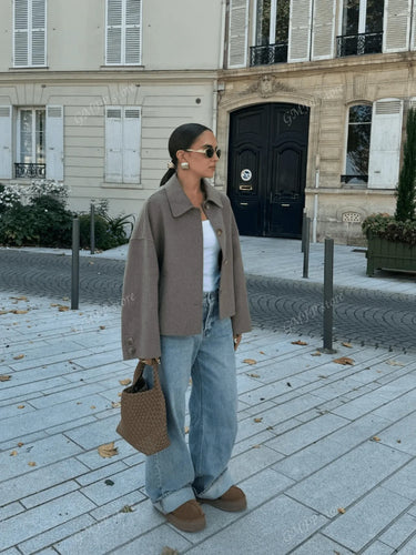 EB | Wolljacke mit Knopfleiste Zeitlos, Parisian & Herbstready