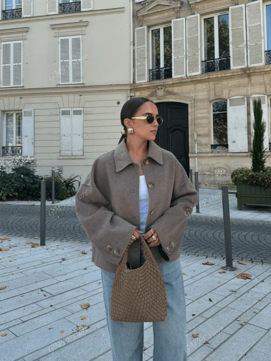 EB | Wolljacke mit Knopfleiste Zeitlos, Parisian & Herbstready