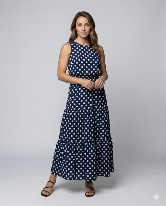 EB | Elegantes Sommerkleid mit Pünktchen