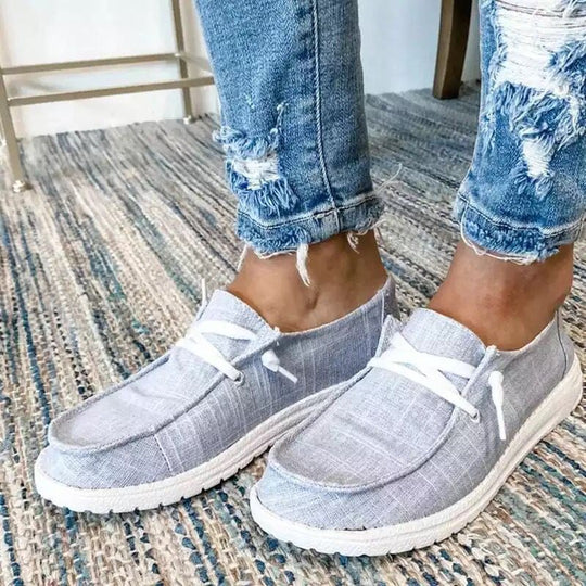 Damen trendige Mokassin Sneakers mit modischem Leopardenmuster EB