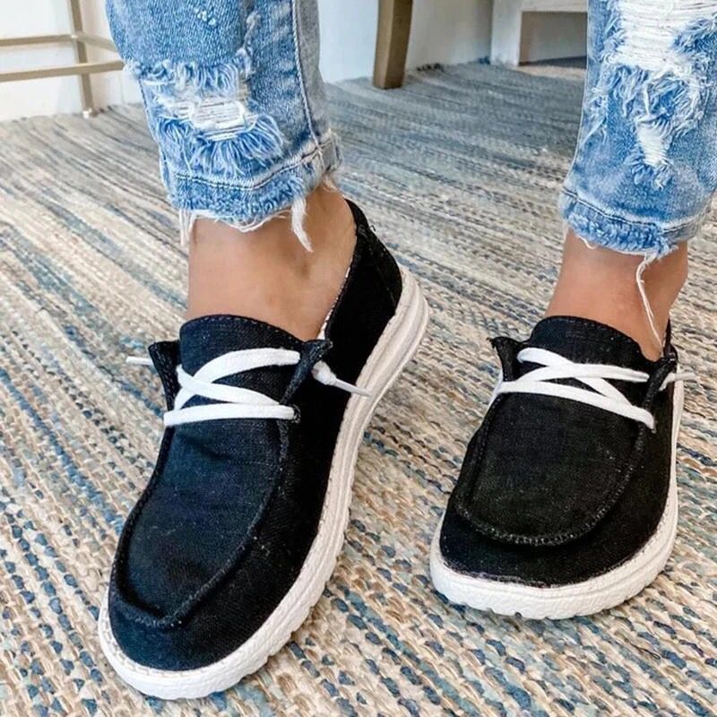 Damen trendige Mokassin Sneakers mit modischem Leopardenmuster EB