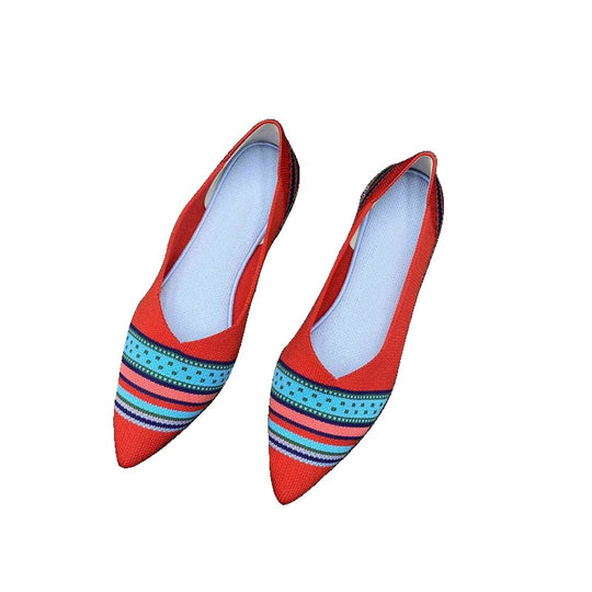 Damen Ballerinas mit modernem Stoffdesign und komfortabler Passform EB