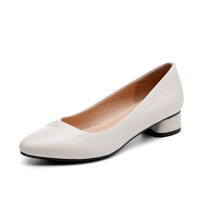 Damen Elegante Pumps mit komfortablem Blockabsatz und femininer Silhouette EB