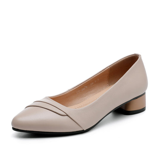 Damen Elegante Pumps mit schickem Rüschendetail und bequemem Blockabsatz EB