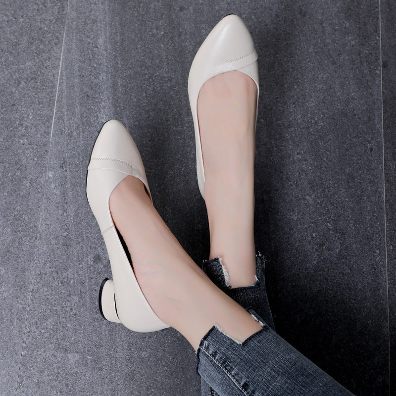 Damen Elegante Pumps mit komfortablem Blockabsatz und femininer Silhouette EB