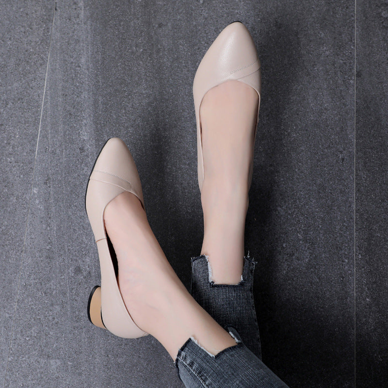 Damen Elegante Pumps mit komfortablem Blockabsatz und femininer Silhouette EB