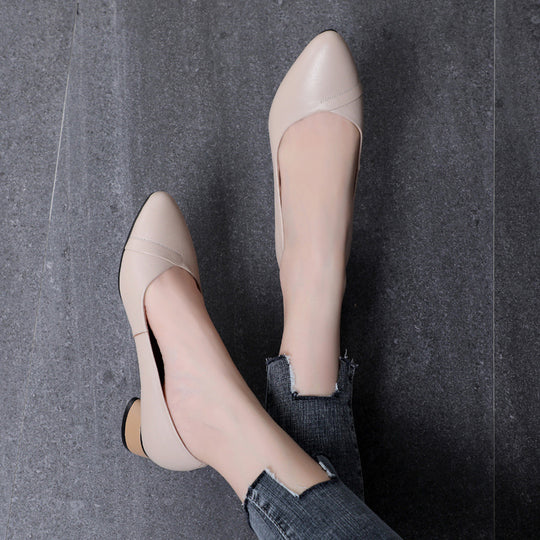 Damen Elegante Pumps mit komfortablem Blockabsatz und femininer Silhouette EB