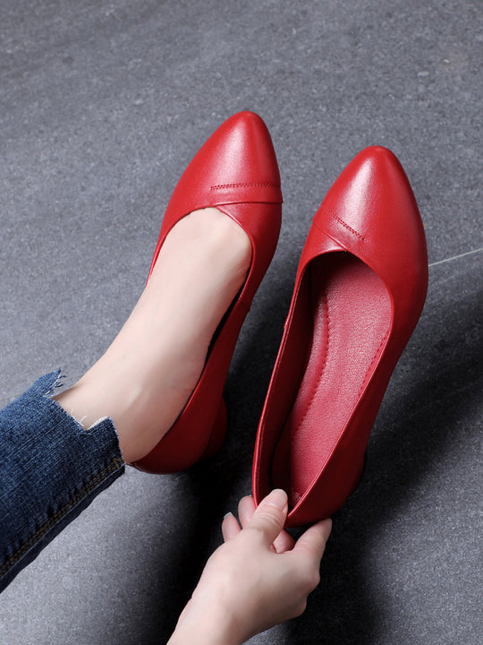 Damen Elegante Pumps mit komfortablem Blockabsatz und femininer Silhouette EB