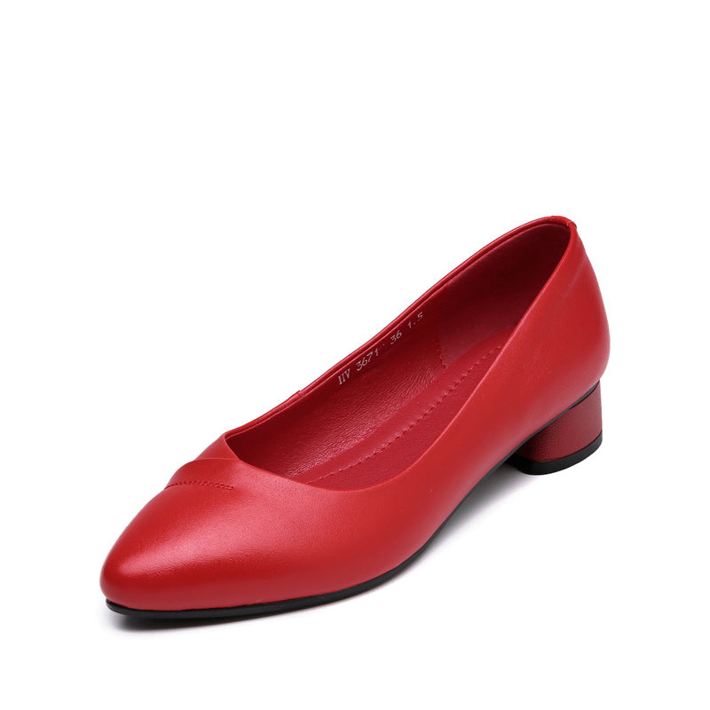 Damen Elegante Pumps mit komfortablem Blockabsatz und femininer Silhouette EB