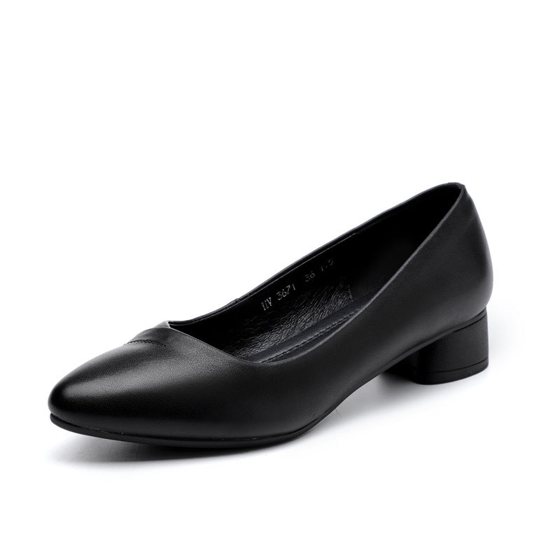 Damen Elegante Pumps mit komfortablem Blockabsatz und femininer Silhouette EB