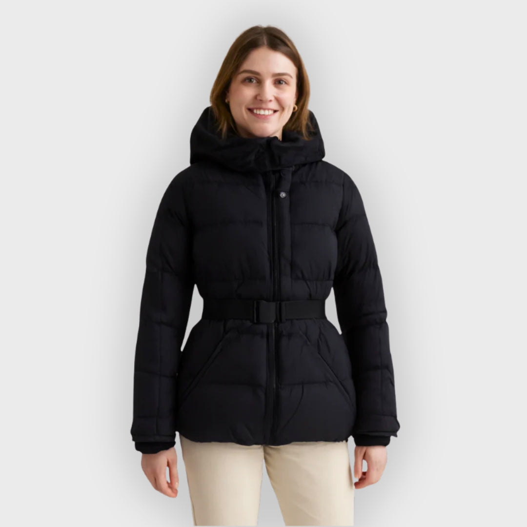 EB | Damen Gürtelte Pufferjacke