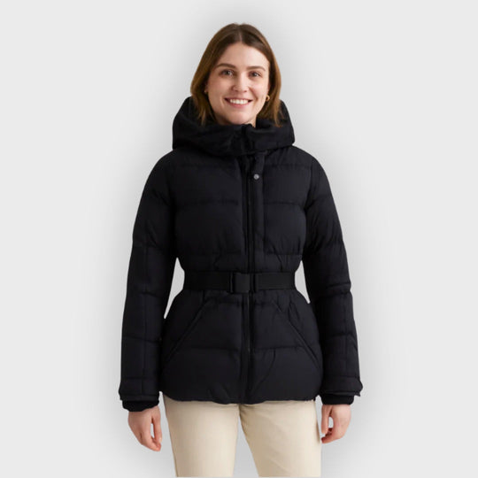 EB | Damen Gürtelte Pufferjacke
