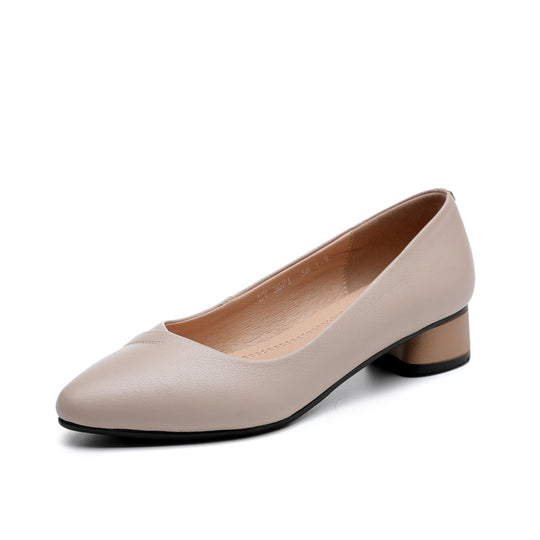 Damen Elegante Pumps mit komfortablem Blockabsatz und femininer Silhouette EB