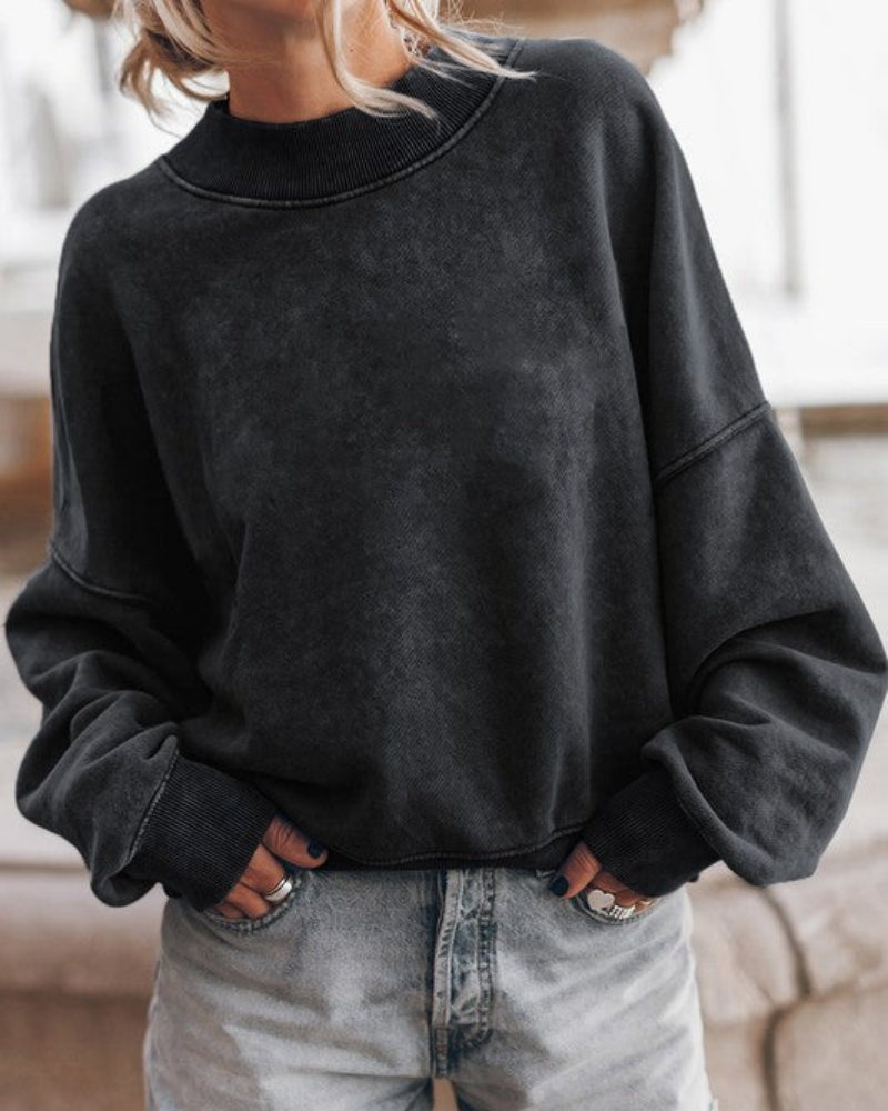 EB | Stilvoller Gebleichter Pullover