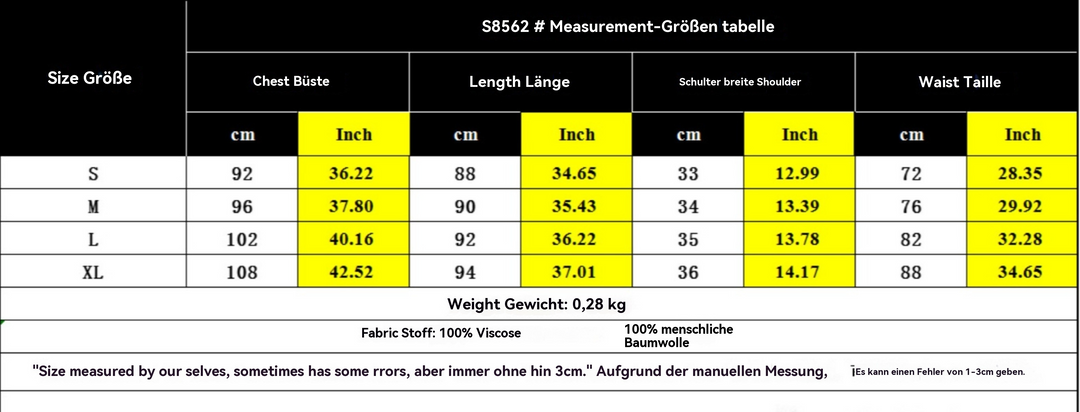 EB | Unregelmäßiges Kleid mit V-Ausschnitt