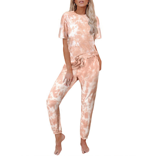 Damen lässiges und modisches Freizeitset im Batik-Stil EB