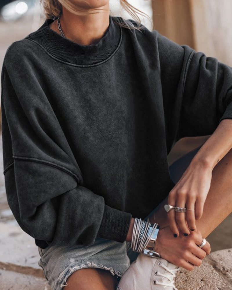 EB | Stilvoller Gebleichter Pullover