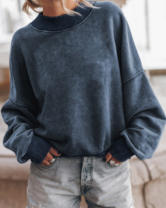 EB | Stilvoller Gebleichter Pullover