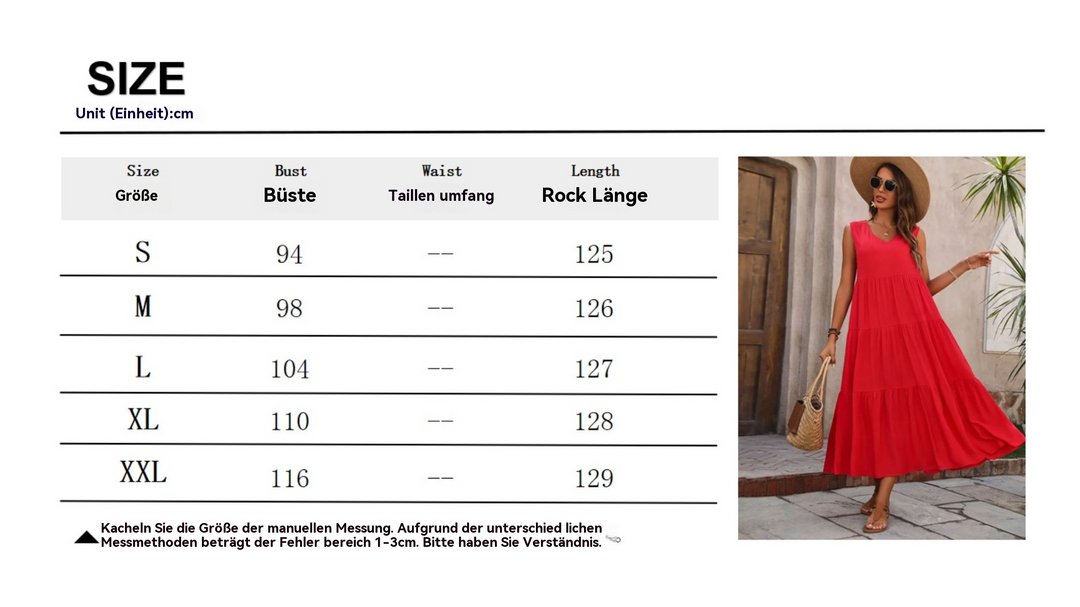 EB | Spleißkleid mit V-Ausschnitt