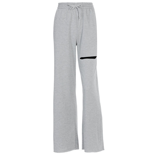 Damen Hochwertige Freizeithose mit modischen Riss-Details EB