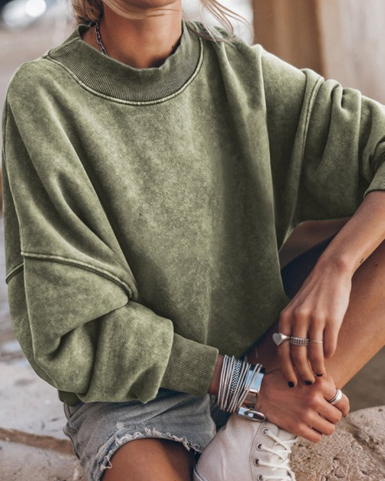 EB | Stilvoller Gebleichter Pullover
