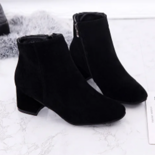 EB | Moderne Wild Ankle Boots mit Bequemem Absatz Damen Ankle Boots