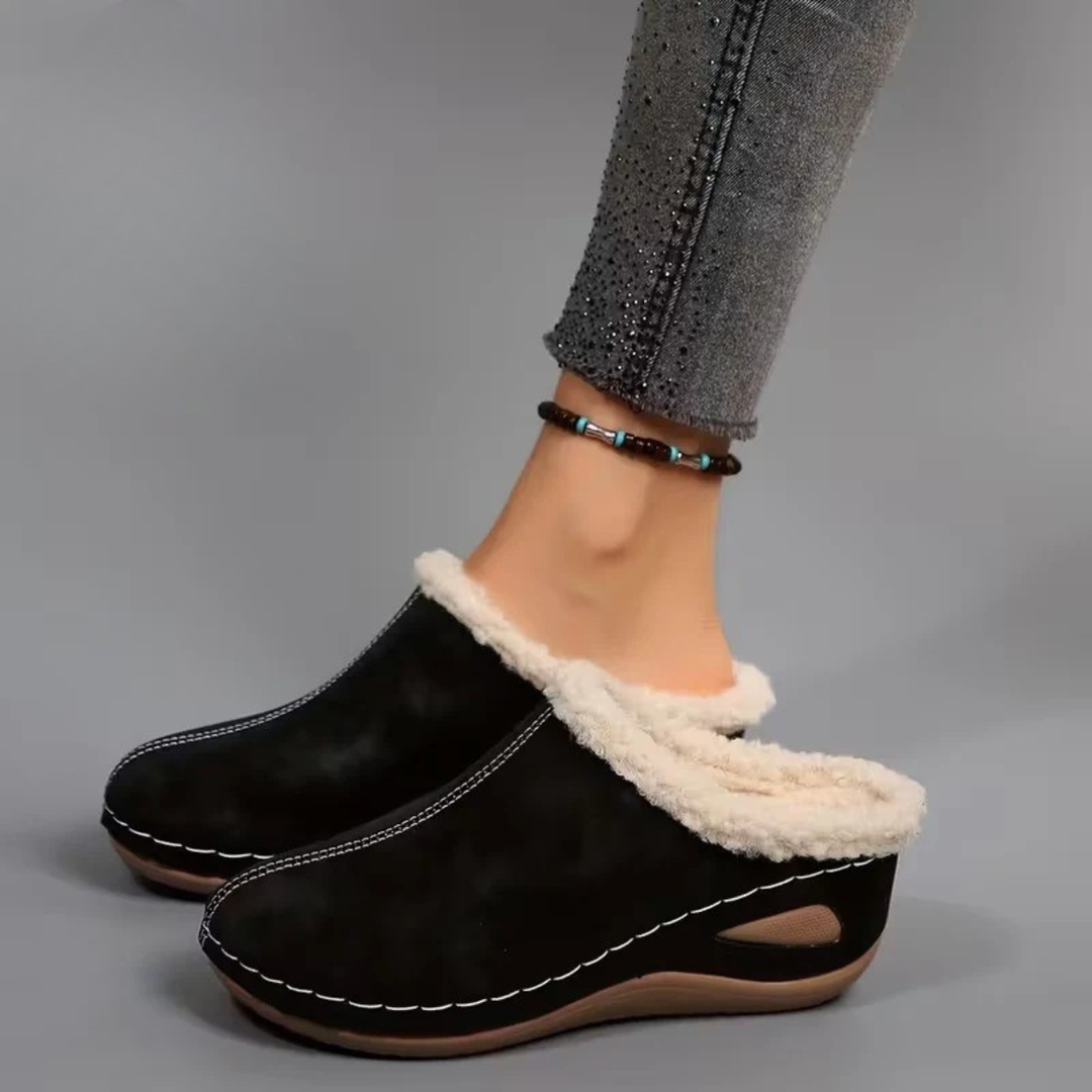 Damen-Mokassins mit Fleecefutter EB EB
