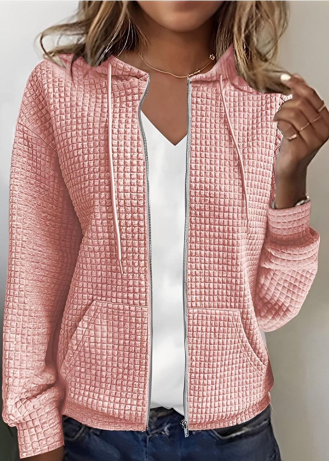 EB | Stylischer Cardigan mit Kapuze und Taschen für Frauen