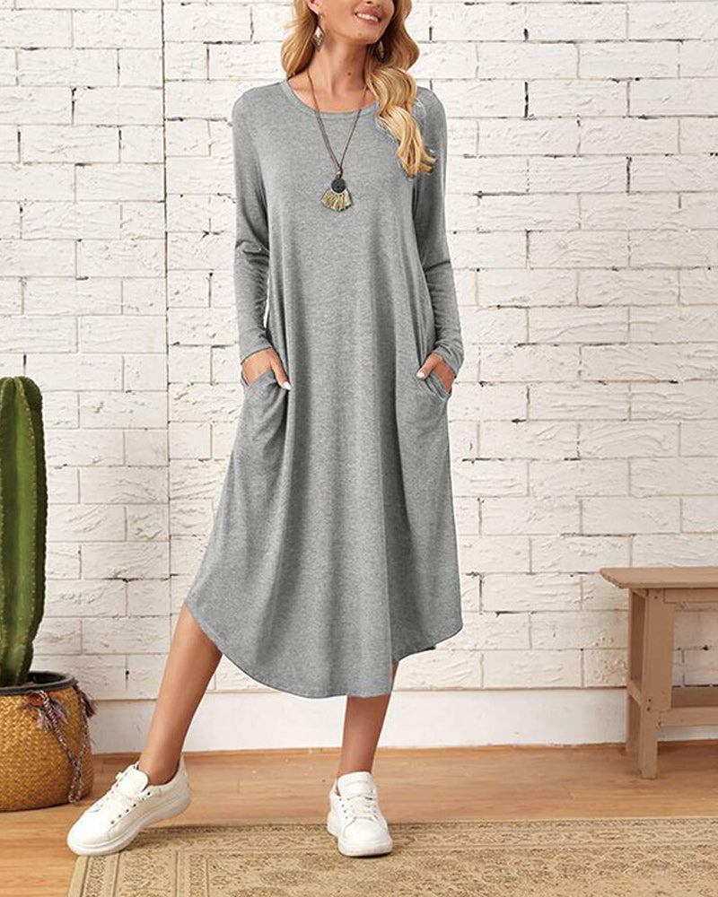 EB | Lockeres Kleid mit Taschen