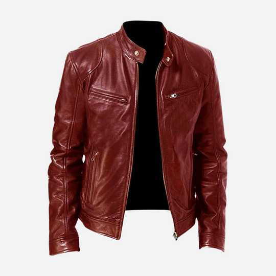 EB | Stylische Moto-Lederjacke