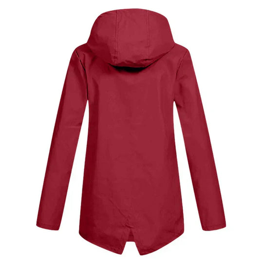 EB | Trendy Damen Regenjacke mit Kapuze