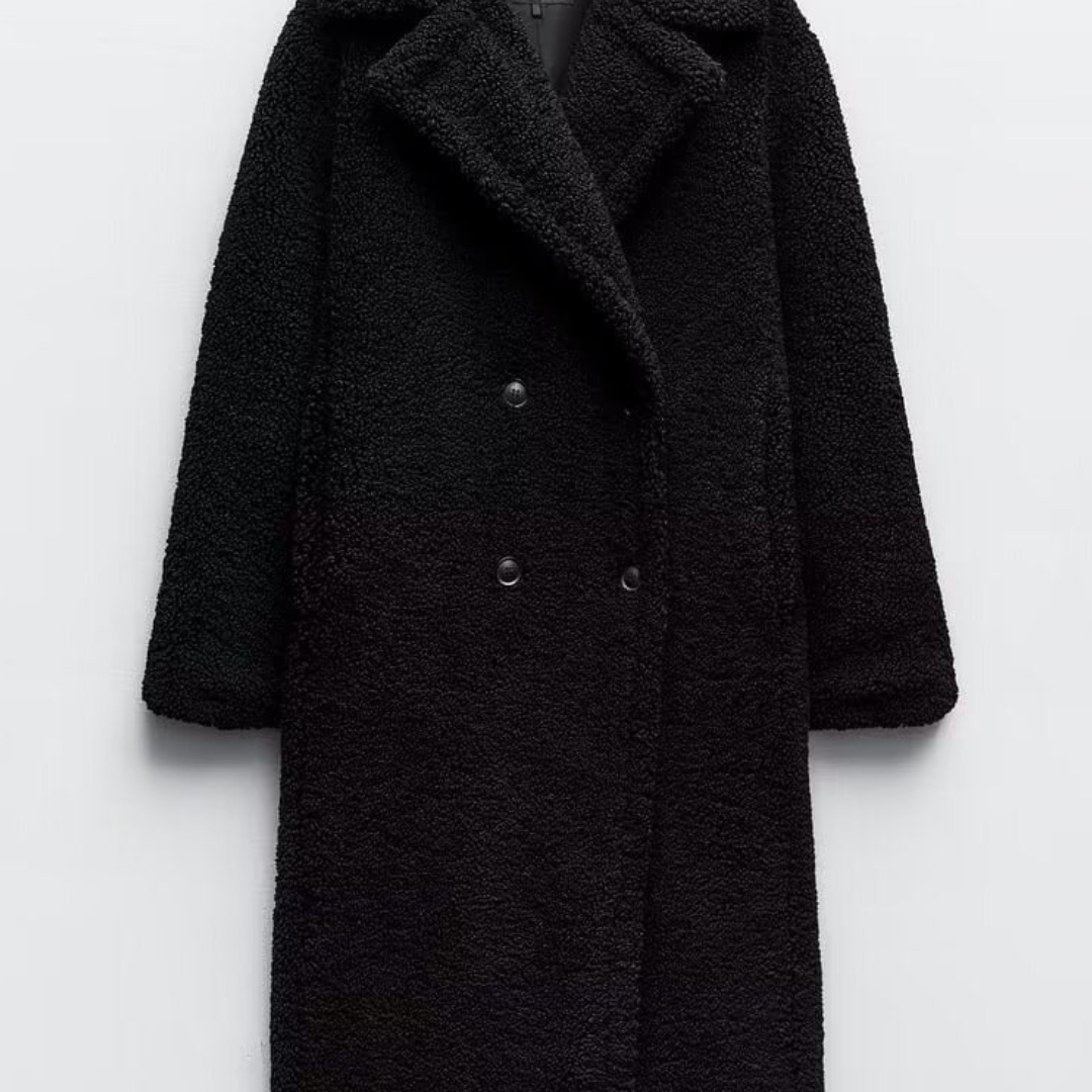 EB | Damen Lange Winter Trench Mantel - Warme